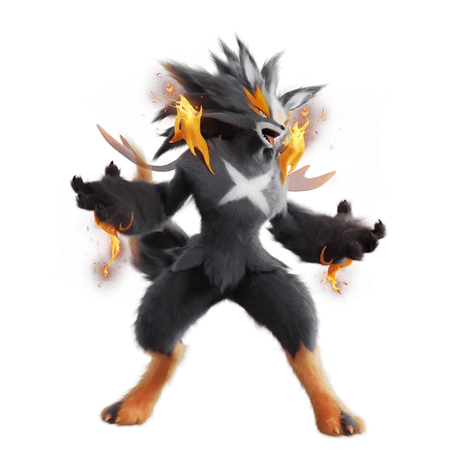 Scorchhowl, the Fire DPS Aniimo, official full-body render